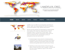 Tablet Screenshot of landflux.org